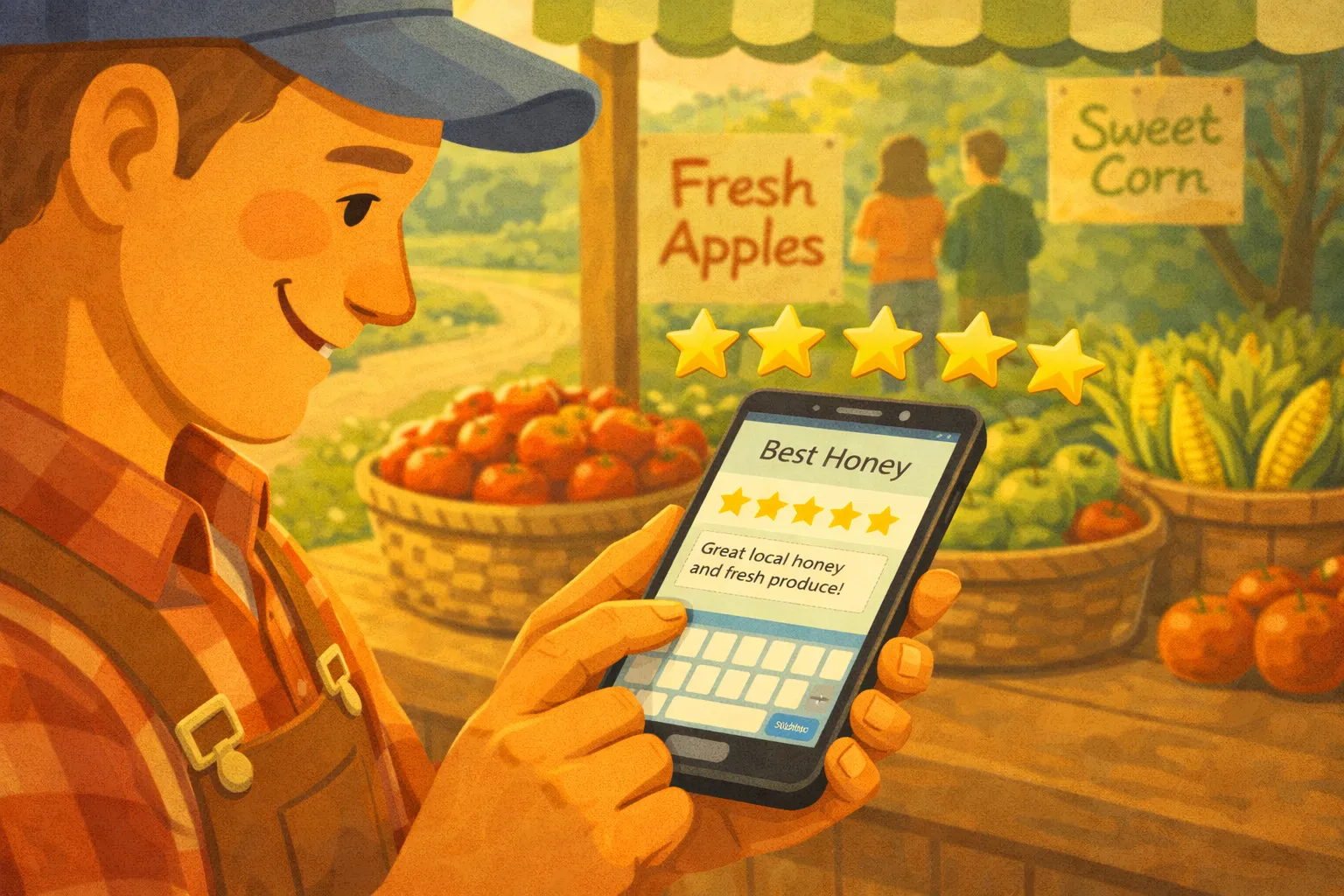 Leaving star ratings and reviews