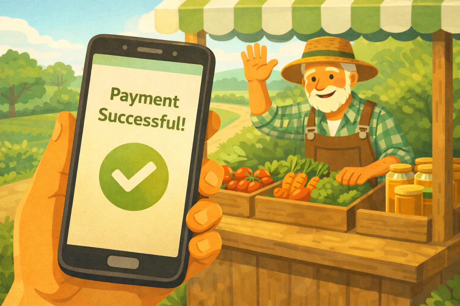 Payment confirmation on phone